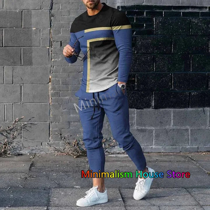 T-shirt à manches longues, jogging