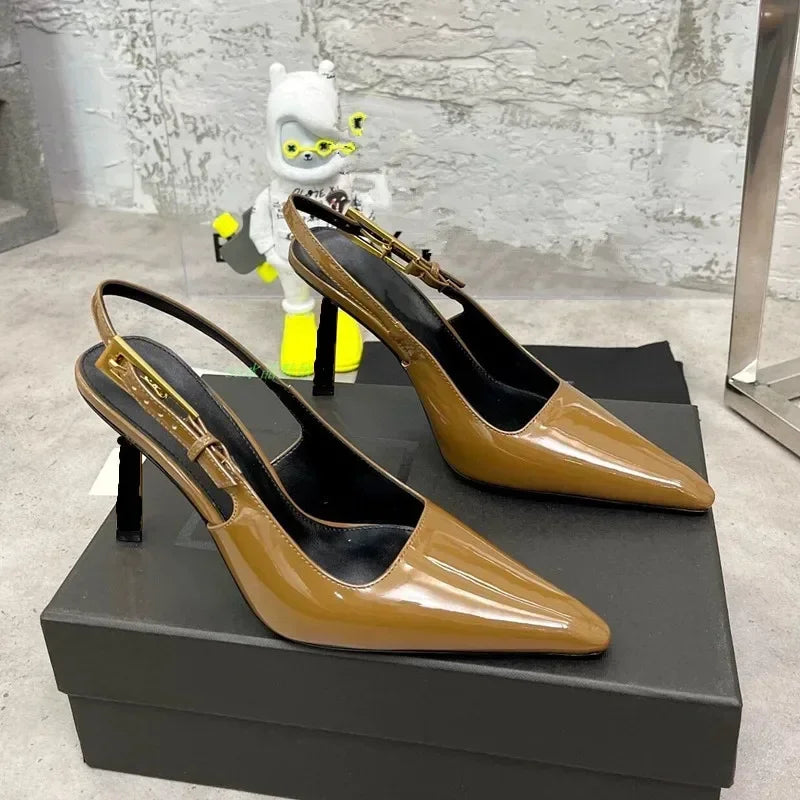 Sandales pointues à talons hauts pour femmes