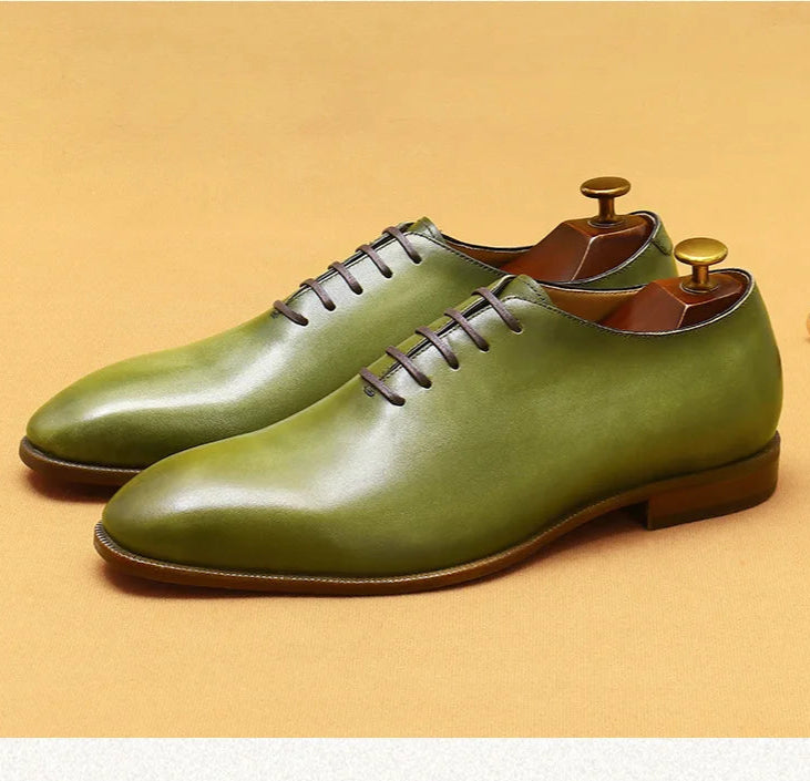 Chaussures Oxford à effet miroir pour hommes