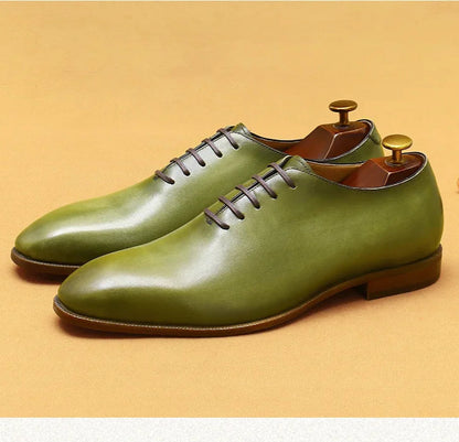 Chaussures Oxford à effet miroir pour hommes