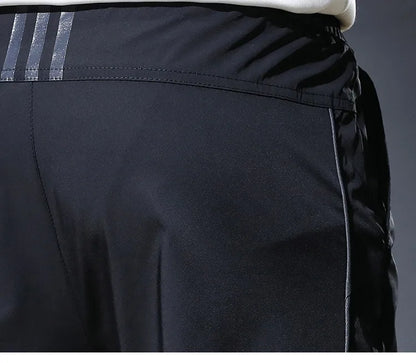 Pantalon décontracté taille élastique pour homme