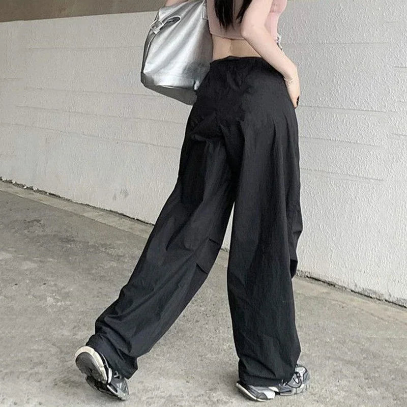 Pantalon cargo ample d'été pour femmes