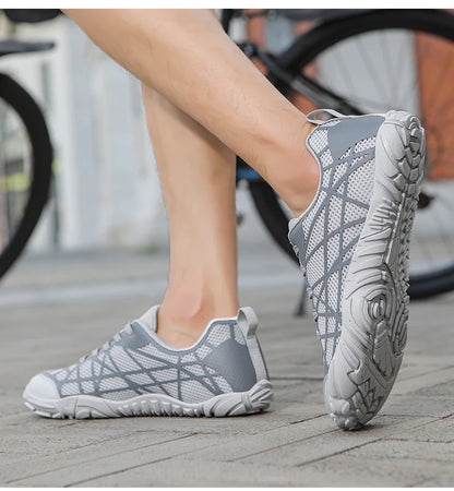 Chaussures unisexes à bout large et pieds nus, en cuir synthétique minimaliste