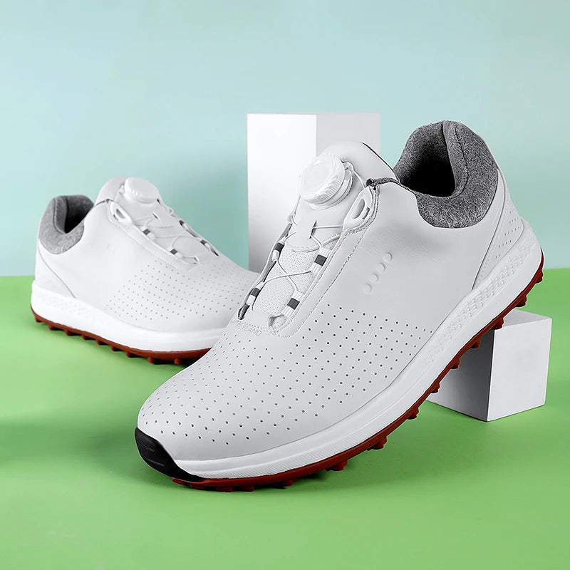 Chaussures de golf respirantes et luxueuses pour hommes