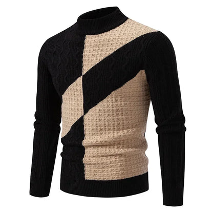 Pull en tricot décontracté et chaud pour homme