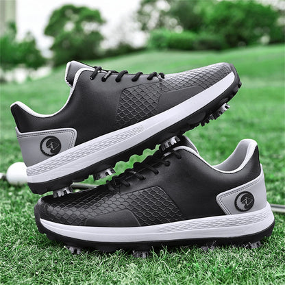 Chaussures de golf professionnelles de luxe pour hommes