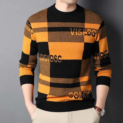 Pull en tricot de luxe pour homme