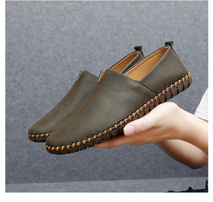 Chaussures décontractées d'extérieur, mocassins faits à la main