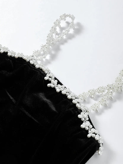 Robe élégante à fleurs 3D et perles pour femmes