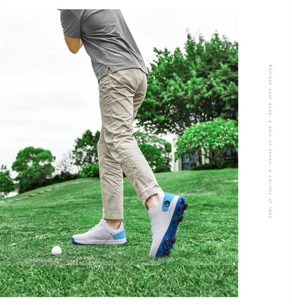 Chaussures de golf professionnelles de luxe pour hommes