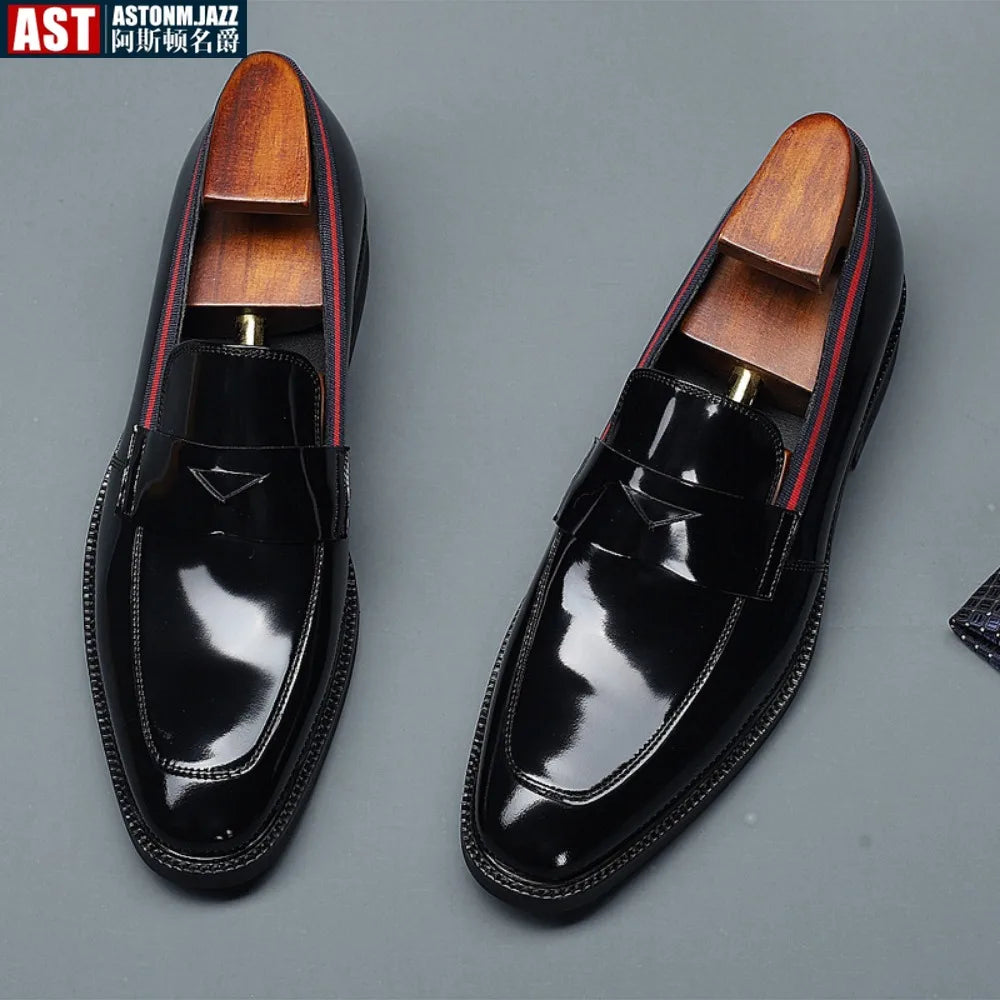Mocassins tendance pour hommes, chaussures habillées décontractées de style britannique classique