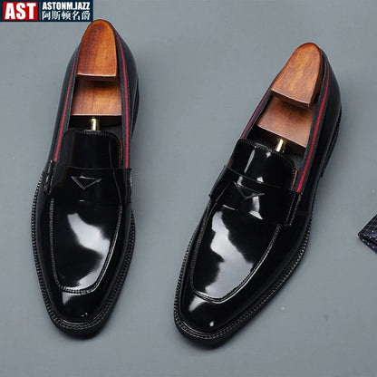 Mocassins tendance pour hommes, chaussures habillées décontractées de style britannique classique