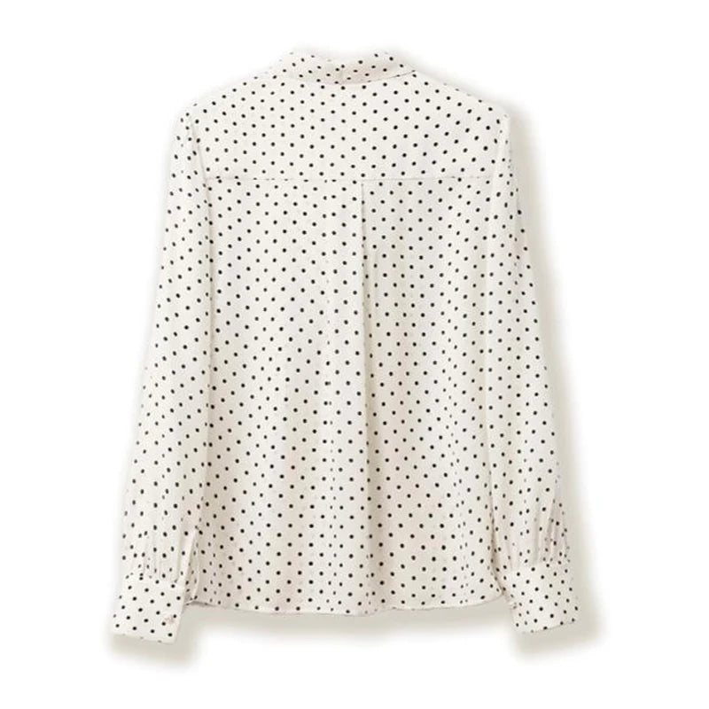 Chemise femme 100% soie de mûrier, col V, coupe fine