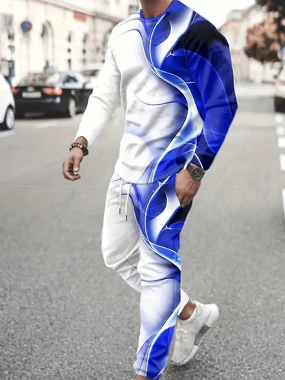 Manches longues et col rond pour homme