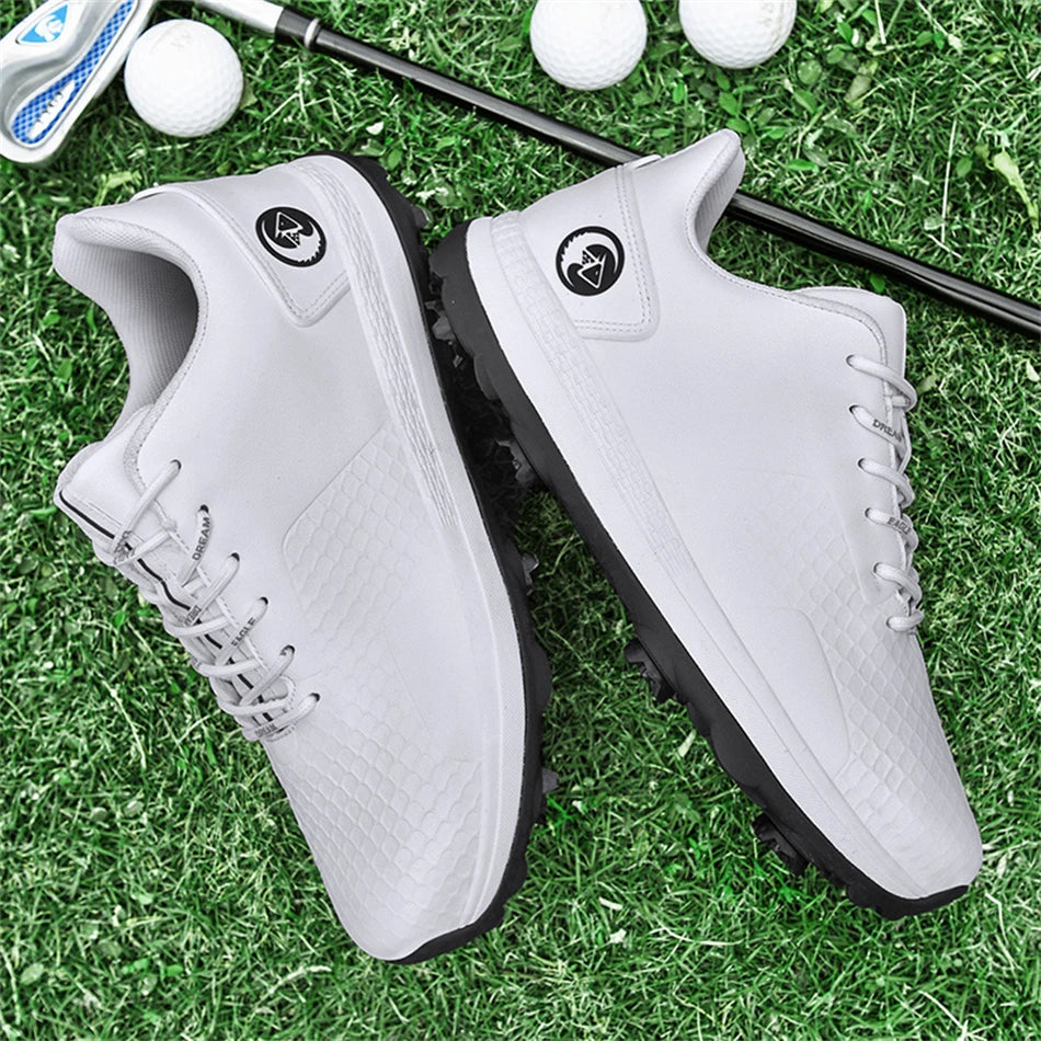 Chaussures de golf professionnelles de luxe pour hommes