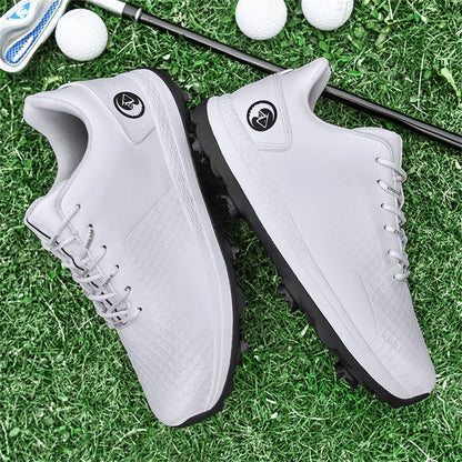 Chaussures de golf professionnelles de luxe pour hommes