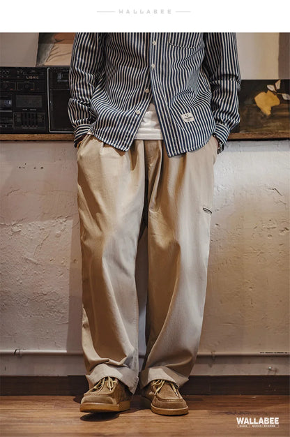 Chaussures vintage kaki Maden, mocassins décontractés à semelle souple