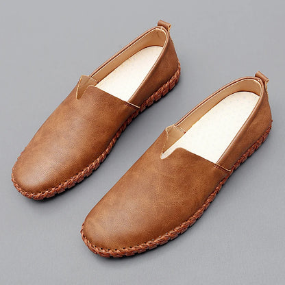 Chaussures décontractées d'extérieur, mocassins faits à la main