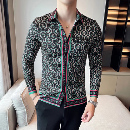 Luxus Herrenhemden, modisch, gestreift