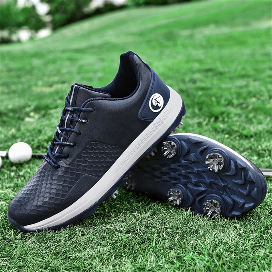 Chaussures de golf professionnelles de luxe pour hommes