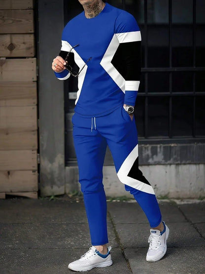 Manches longues et col rond pour homme