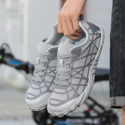 Chaussures unisexes à bout large et pieds nus, en cuir synthétique minimaliste