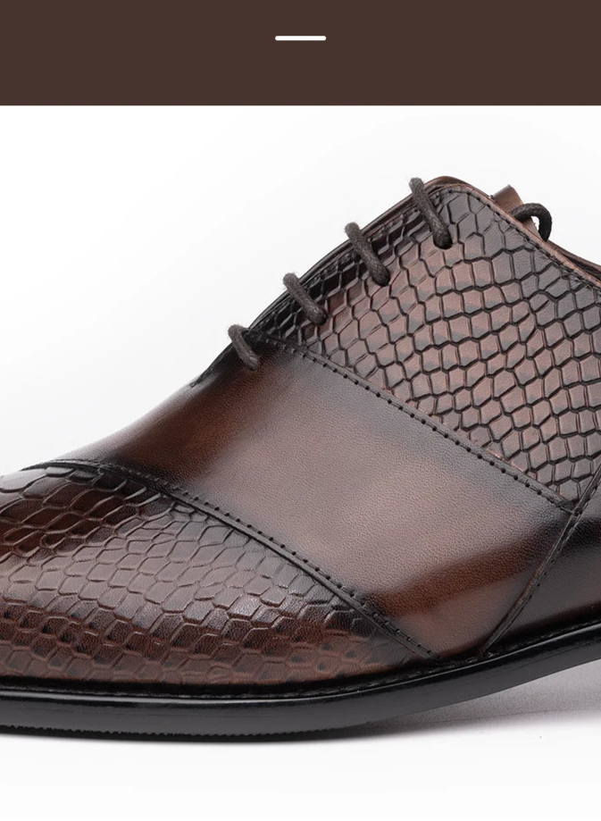 Chaussures habillées faites à la main pour hommes