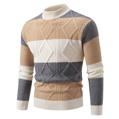 Pull en tricot décontracté et chaud pour homme