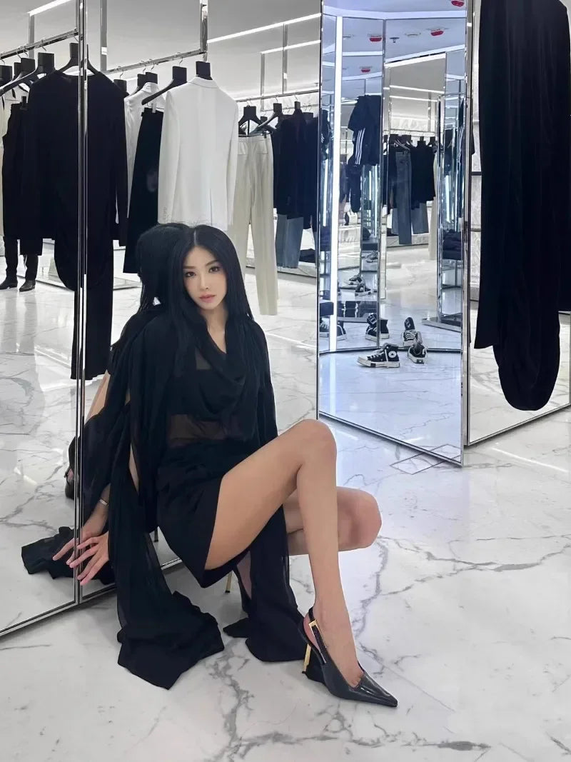 Sandales pointues à talons hauts pour femmes