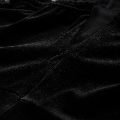 Robe élégante à fleurs 3D et perles pour femmes