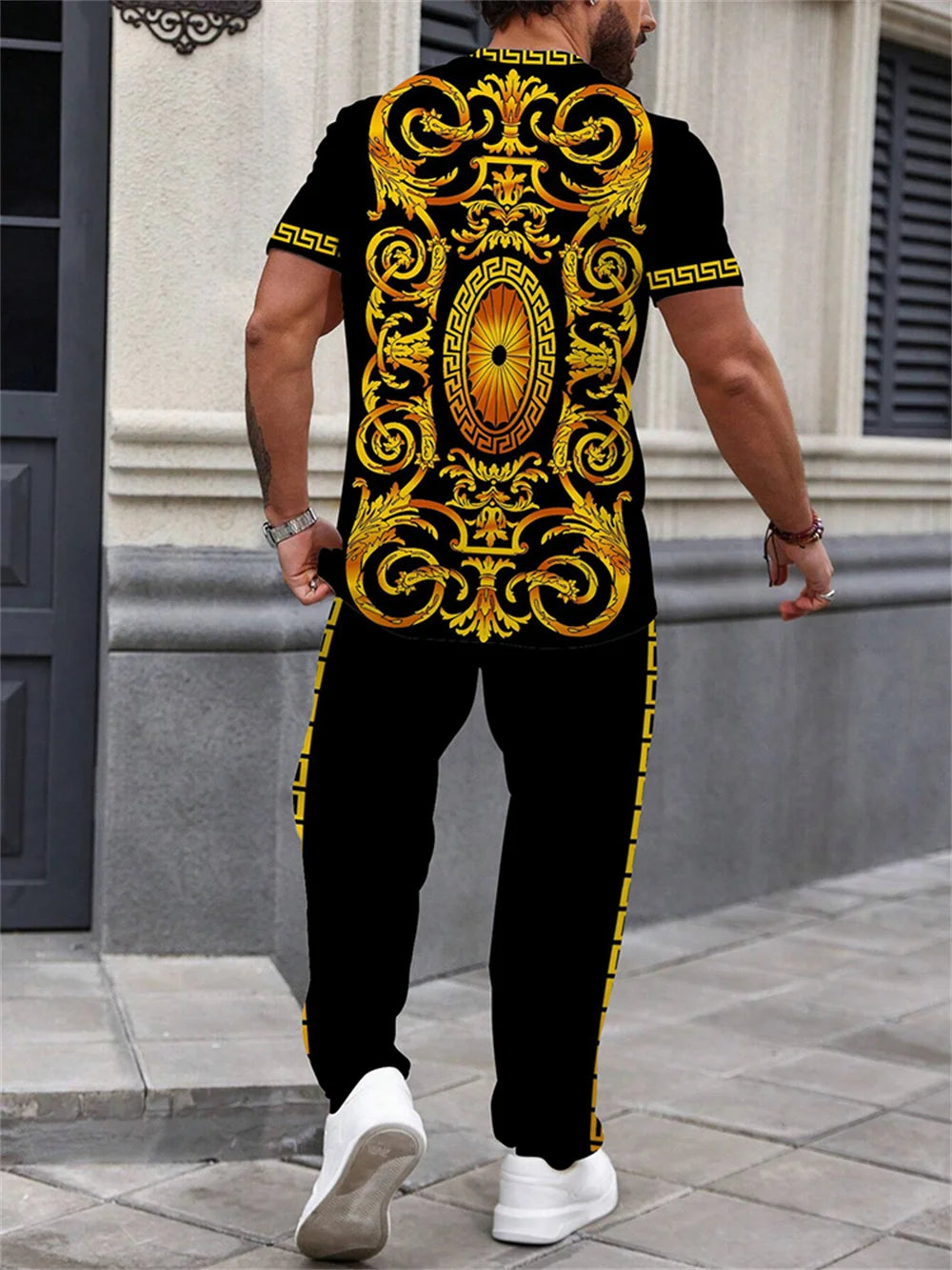 Herren-Set: Kurzarm-Sommerhose