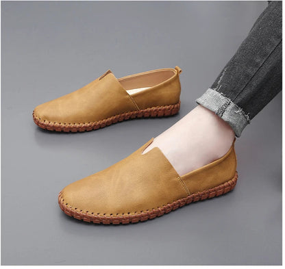 Chaussures décontractées d'extérieur, mocassins faits à la main