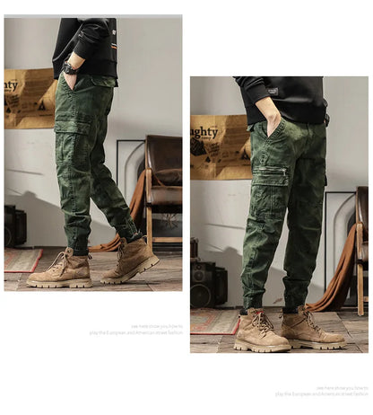 Pantalon cargo camouflage multi-poches pour homme