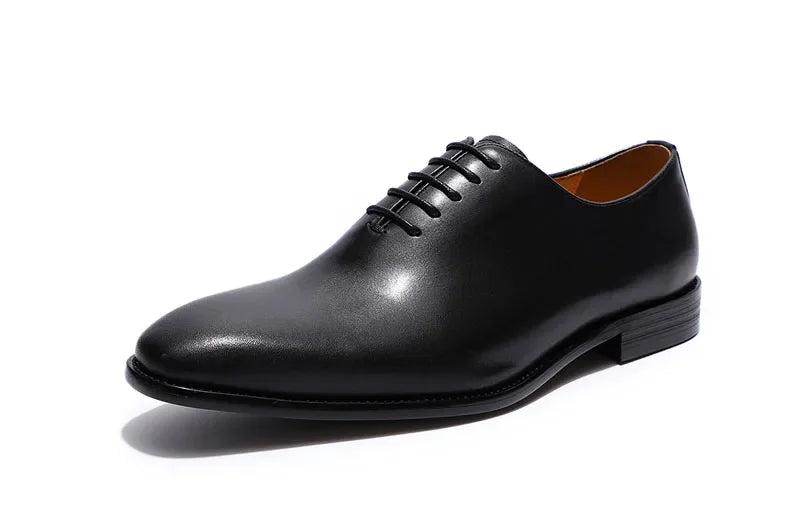 Chaussures Oxford en cuir véritable pour homme
