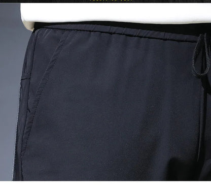 Pantalon décontracté taille élastique pour homme