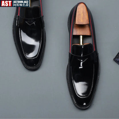 Mocassins tendance pour hommes, chaussures habillées décontractées de style britannique classique