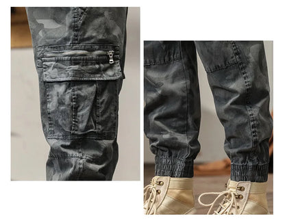 Pantalon cargo camouflage multi-poches pour homme