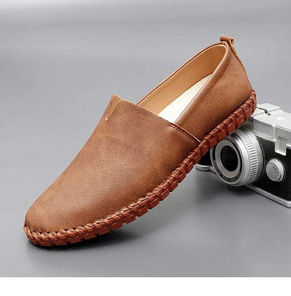 Chaussures décontractées d'extérieur, mocassins faits à la main