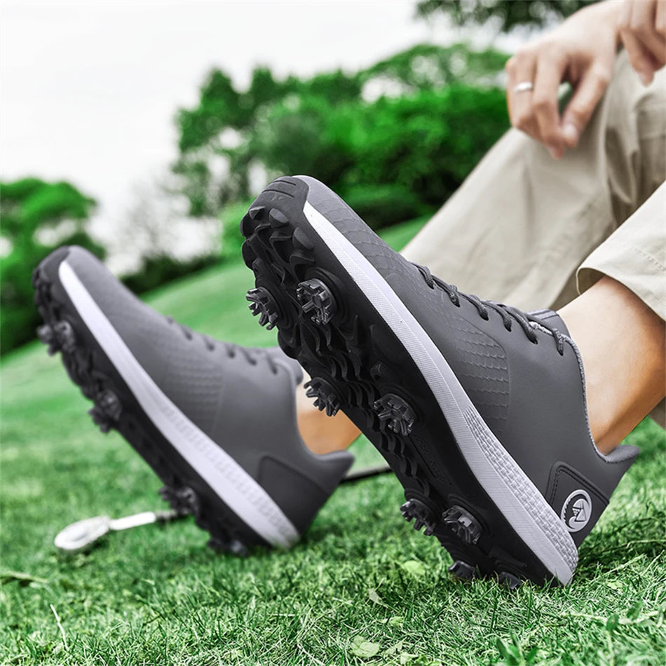 Chaussures de golf professionnelles de luxe pour hommes