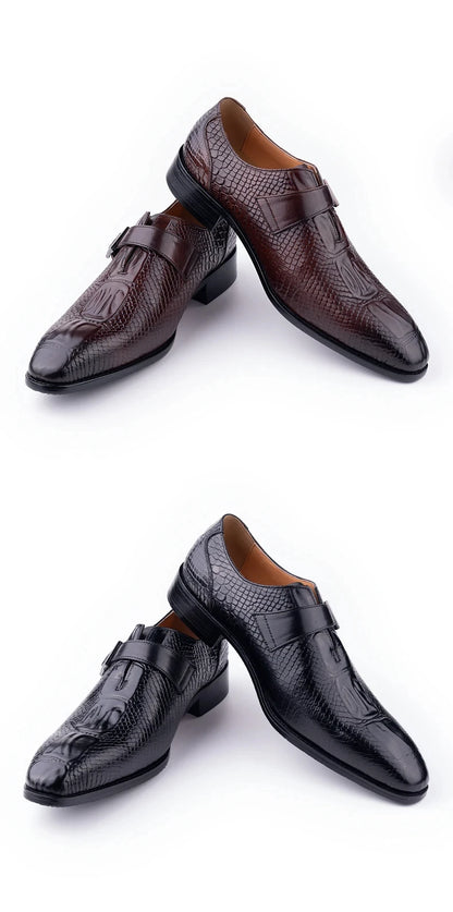 Mocassins imprimés de haute qualité pour hommes