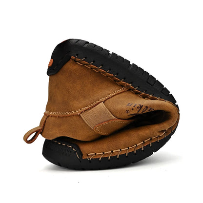 Baskets en cuir respirantes pour hommes