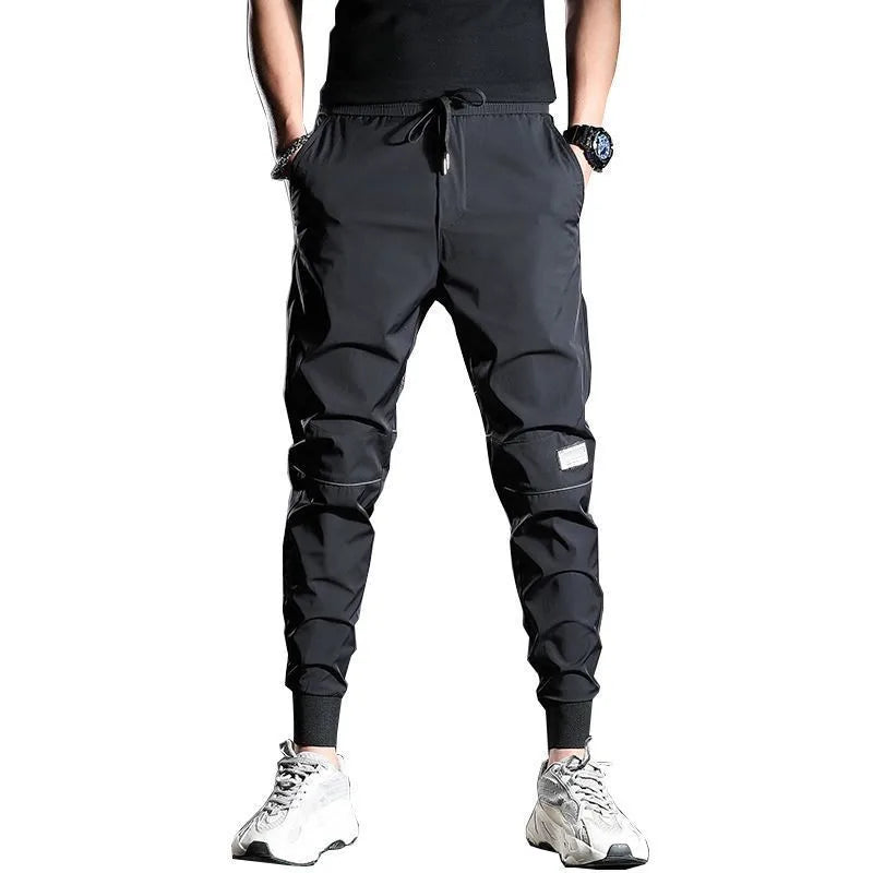 Pantalon décontracté taille élastique pour homme