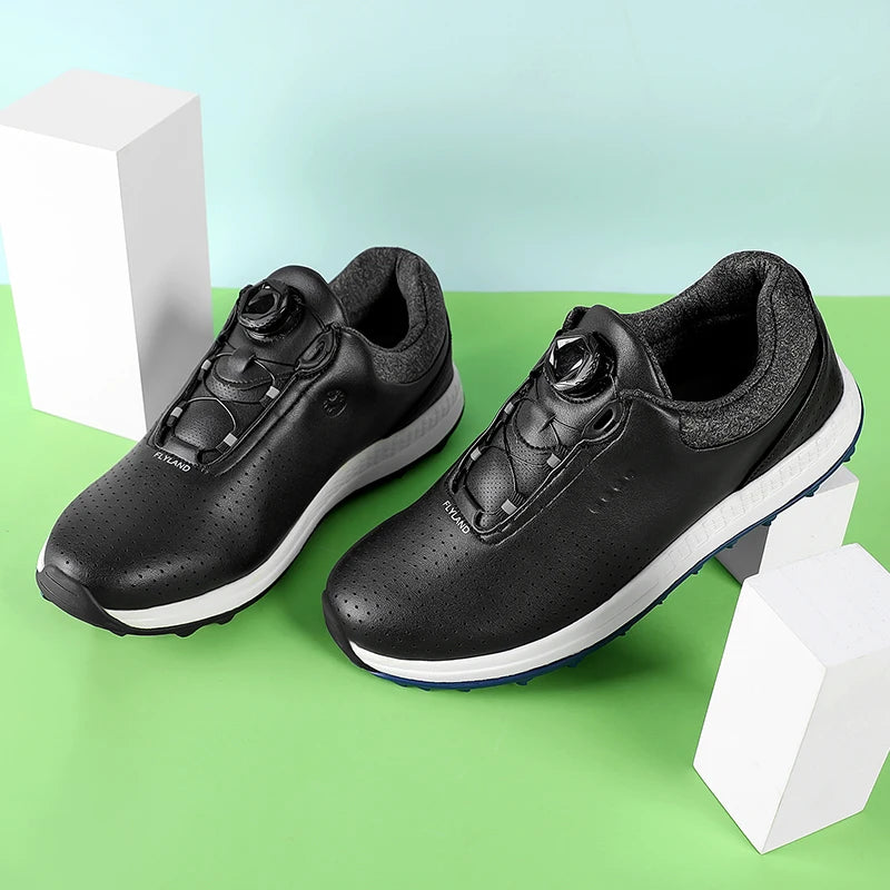 Chaussures de golf respirantes et luxueuses pour hommes