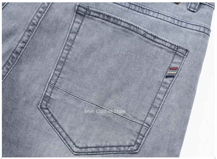 Jean en coton élastique pour homme