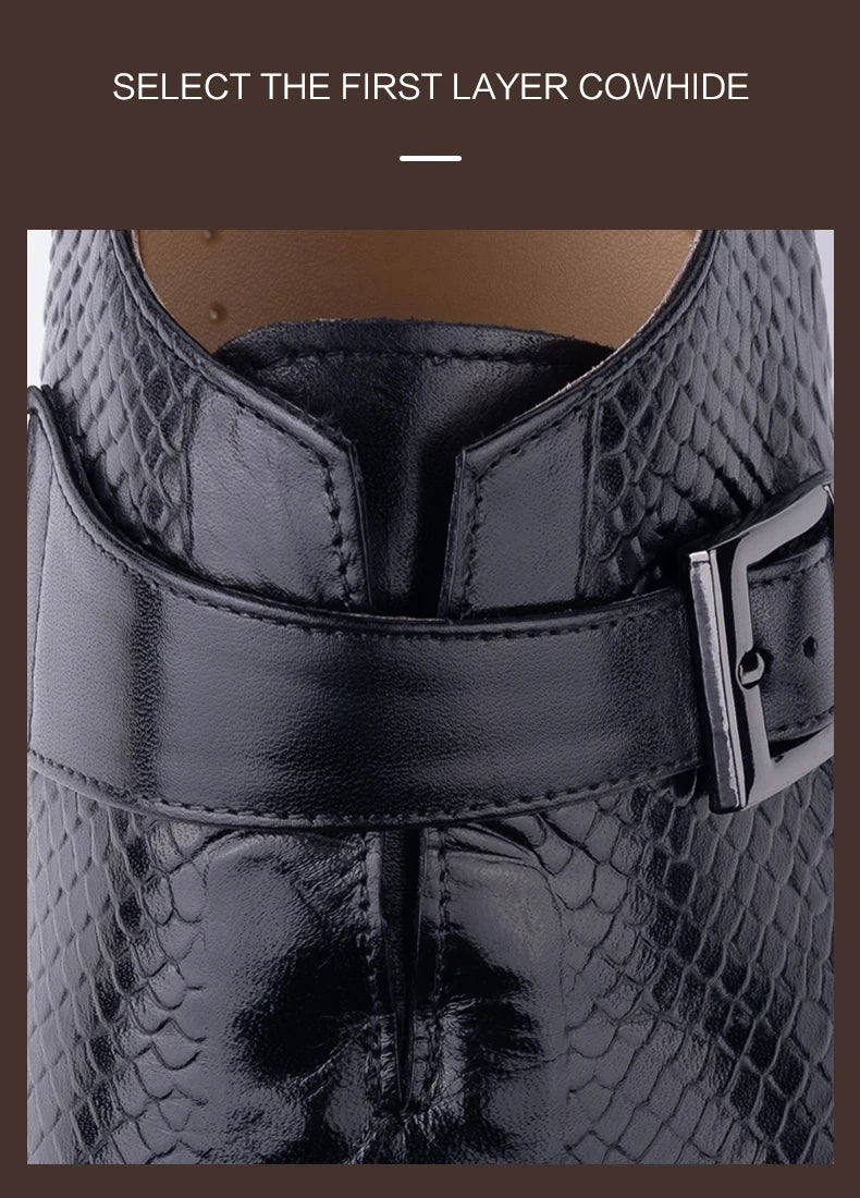 Mocassins imprimés de haute qualité pour hommes