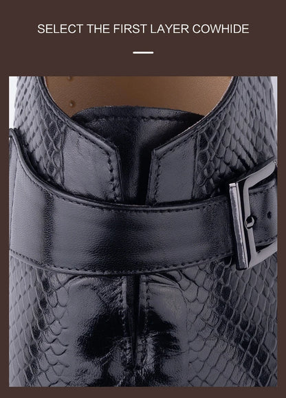 Mocassins imprimés de haute qualité pour hommes