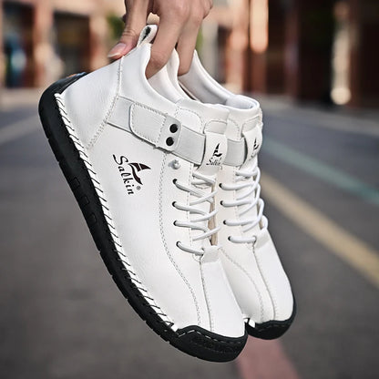 Baskets en cuir respirantes pour hommes