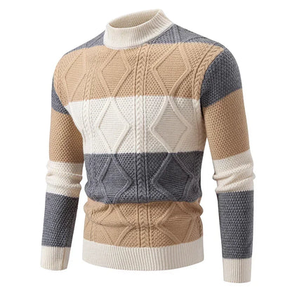 Pull en tricot décontracté et chaud pour homme
