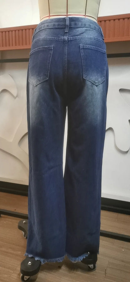 Jeans pour femmes, taille haute