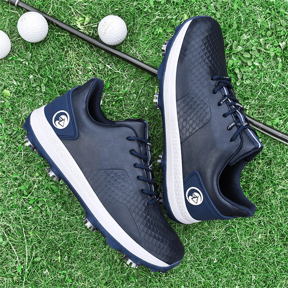 Chaussures de golf professionnelles de luxe pour hommes